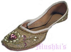 beaded slipper - click here for large view